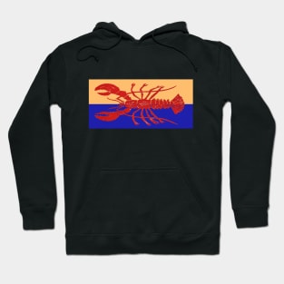 Lobster Horizontal Hoodie